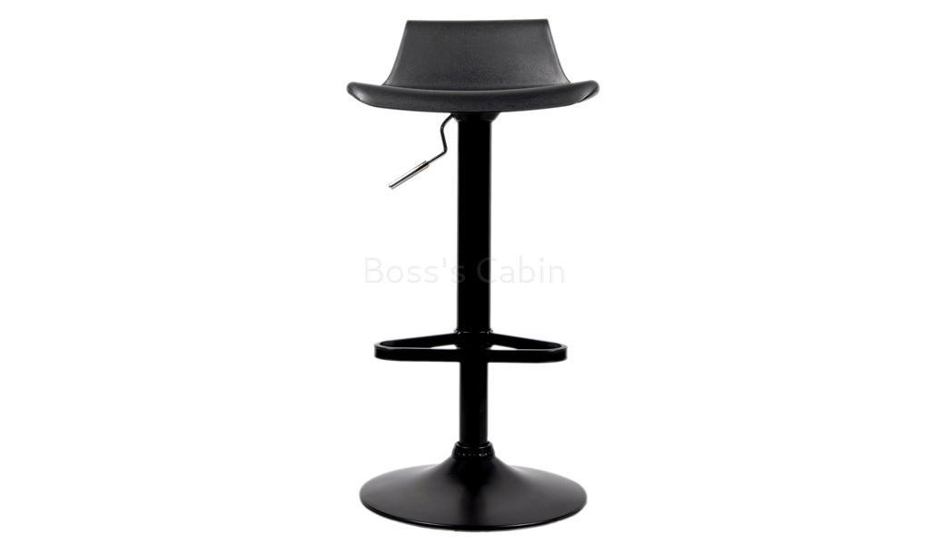 Sleek Bar Stool In Black