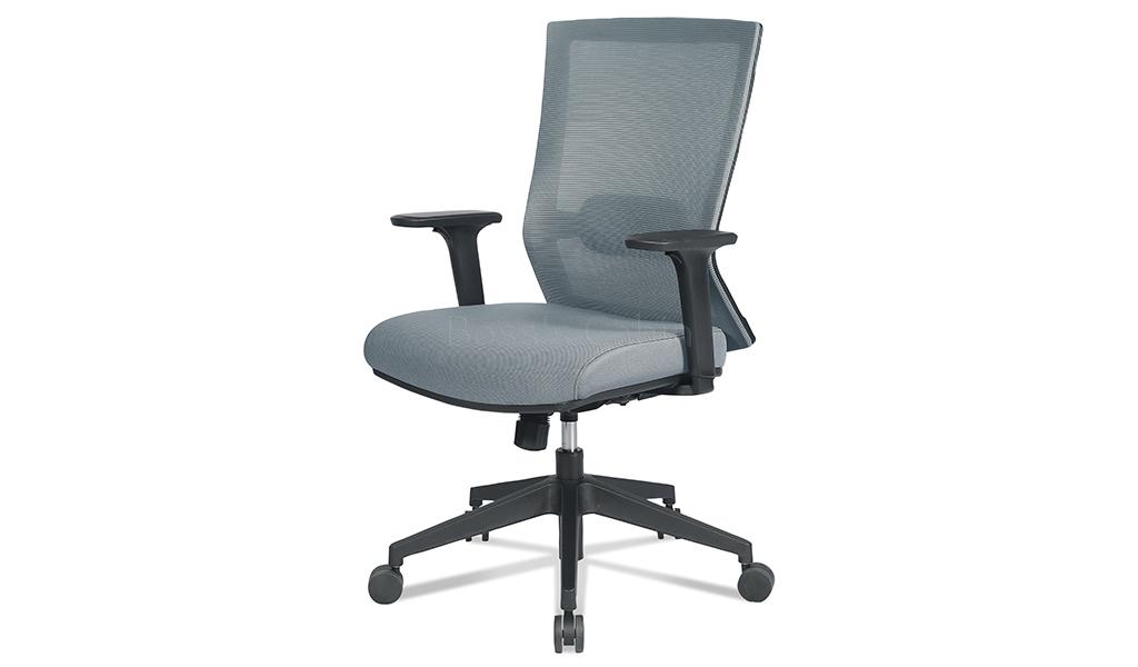 ‘Circa’ Chair In Acqua Gray With Adjustable Lumbar Support