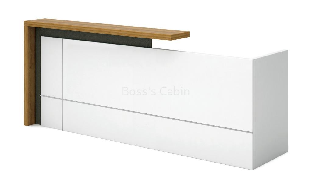 ‘Recta’ 6 Feet Reception Desk In White