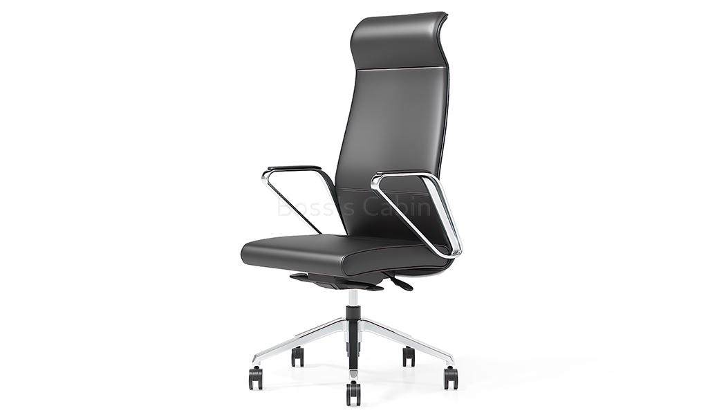 ‘Hero’ Executive Office Chair In Black Leather