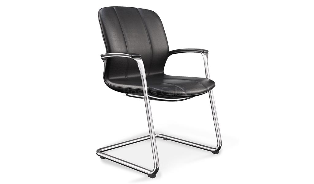 ‘Calm’ Fixed Base Visitor’s Chair In Artificial Leather Finish