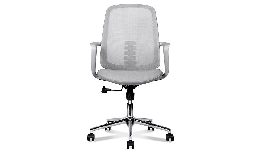 ‘Dove’ Medium Back Chair In Glacier Gray Frame