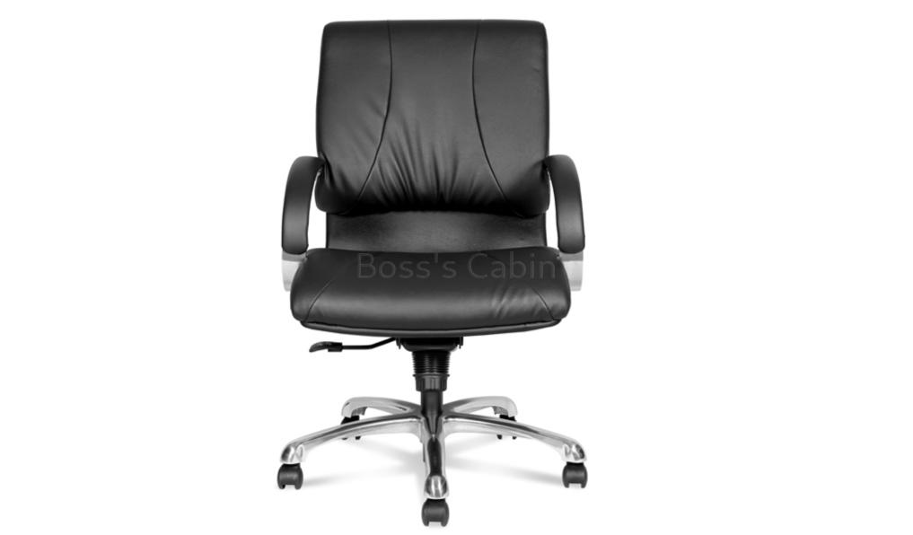 ‘Luxa’ Medium Back Office Chair In PU Leather