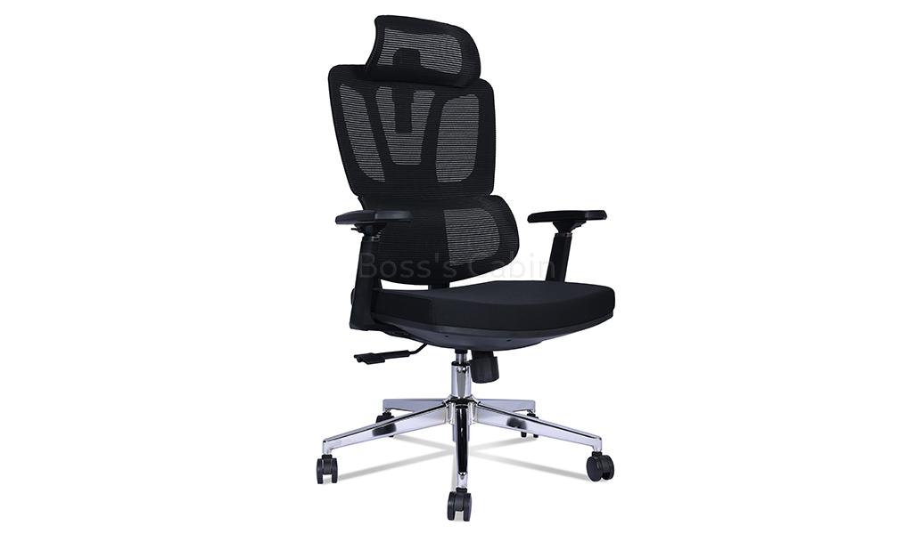 ‘Clove’ High Back Office Chair In Black Frame