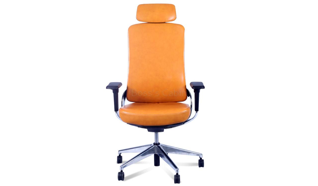 ‘Hip’ Leather Chair With Advanced Ergonomics