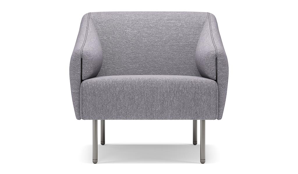 ‘Fleur-G’ One Seater Sofa With Slanted Armrests