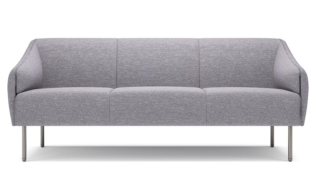 ‘Fleur-G’ Three Seater Sofa With Slanted Armrests