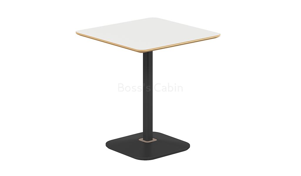‘Balence’ Square Cafeteria Table With Black Base