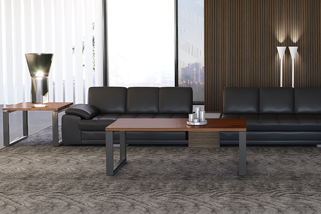 Maxima Coffee Table In Walnut Laminate